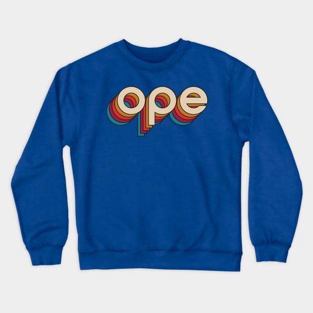 Disco Ope - Tighter Spacing Crewneck Sweatshirt by ope-store